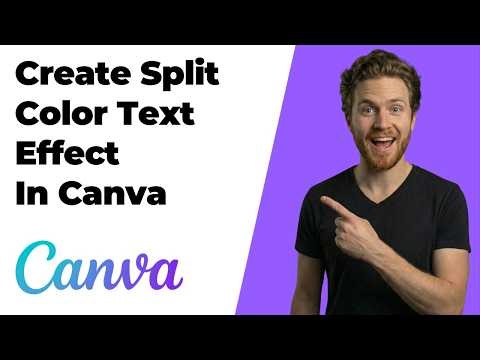 How To Create Split Color Text Effect In Canva (2026 Easy Guide)