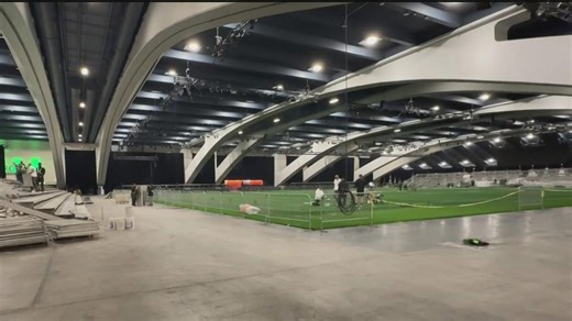 San Francisco's Moscone Center transformed into Super Bowl fan experience
