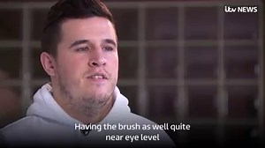 Henry Fraser was a promising rugby player when a freak swimming accident left him paralysed from the shoulders down at the age of 17. But he's refused to let his disability beat him and has turned to art, producing beautiful paintings using brushes held in his mouth. Read more about Henry's amazing story: http://bit.ly/2yIFLgn #InspiringBritain | ITV News