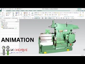 SIEMENS NX | SHAPING MACHINE ANIMATION | MACHINE DESIGN | SIEMENS NX ANIMATION TUTORIAL