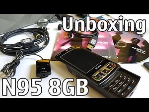 Nokia N95 8GB Unboxing 4K with all original accessories Nseries RM-320 review