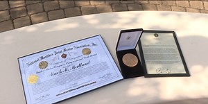 55 Montford Marines honored with replica of Congressional Gold Medal today