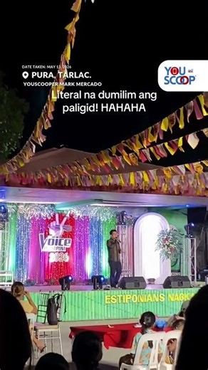 Singing performance sa isang contest sa Tarlac, naantala dahil sa brownout | YouScoop+