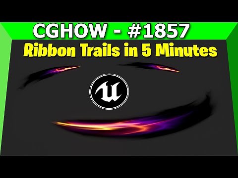 Unreal Engine 5 - Ribbon Trail in Niagara | 5-Minute Tutorial 💨🏃