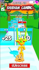 TALL MAN RUN LEVEL 45 #shortsfeed #tallmanrun #shorts #games