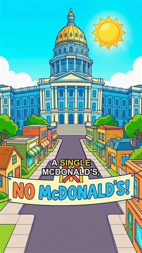 Does the smallest capital have a McDonald's?