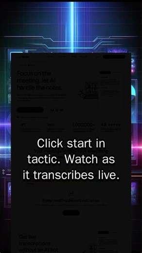 "Tactiq: Your Free AI Meeting Assistant for Zoom & More"