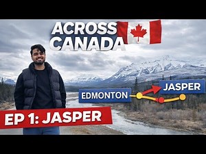 Across Canada Journey 🇨🇦 | Edmonton to Jasper Road Trip (Ep 1)