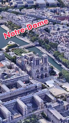 Exploring Notre-Dame Cathedral in Paris, France with Google Earth