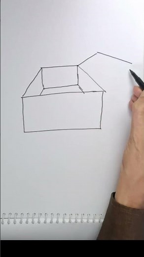How to draw a box in one point perspective easy for beginners #drawing