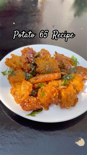Potato 65 recipe #ytshorts #recipe #shortvideo #easyrecipe #viral #streetfood