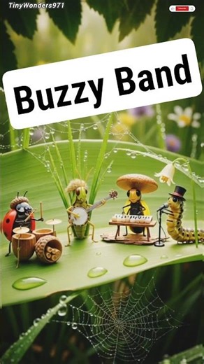 Tiny Magical Bug Band Performing the Cutest Nature Music Ever! 🎶✨ #TinyCreatures