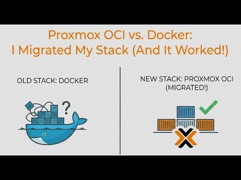 Proxmox OCI vs. Docker: I Migrated My Stack (And It Worked!)
