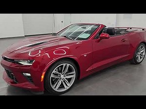 2017 CHEVROLET CAMARO 2SS CONVERTIBLE GARNET RED 4K WALKAROUND 15530Z SOLD!