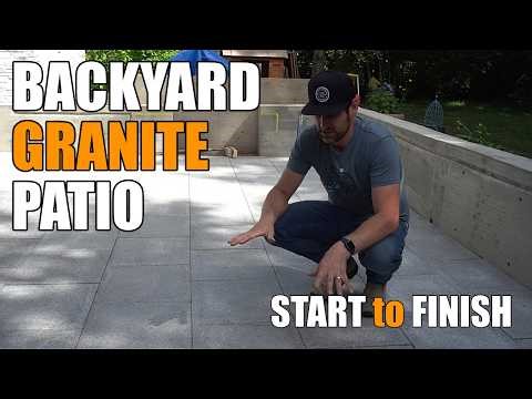 My whole backyard patio install. How hard can an open graded paver base be?