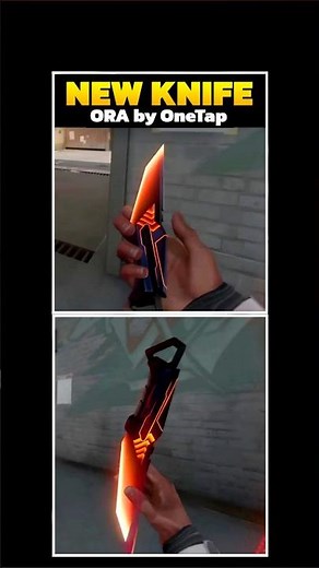 New ORA by OneTap Knife Skin in Valorant