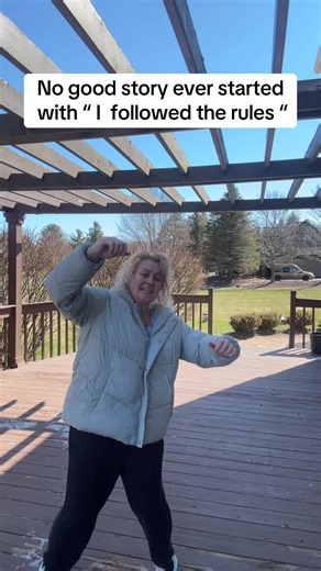 Sometimes you got to just do something out of the norm #deckdancing #dancing #breakingtherules