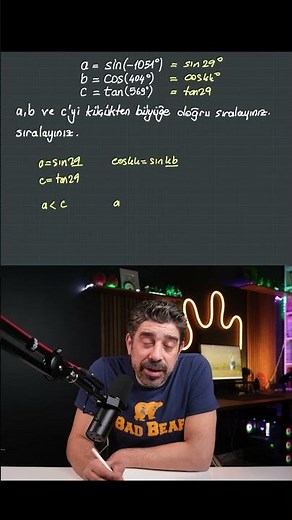 Sıralama Olayına Farklı Bakış ‼ Soru Can yakar #yks2026 #matematik #trigonometri