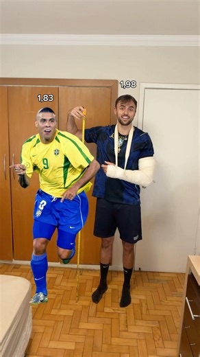 Comparando minha altura com os jogadores da SELEÇÃO🇧🇷⚽️