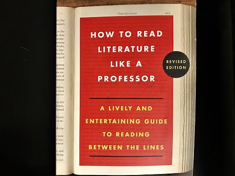 How to Read Literature Like a Professor - Summary pt.1/3