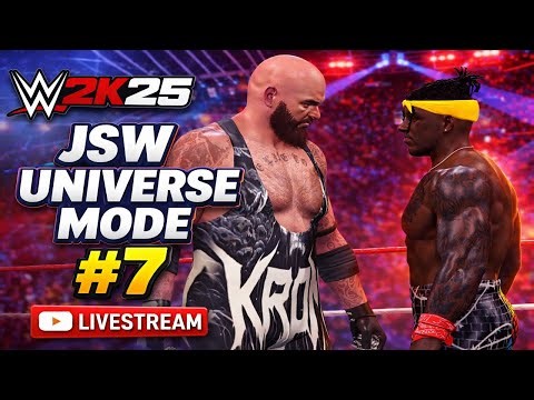 WWE 2K25 | JSW UNIVERSE MODE #7 | BEST CAW UNIVERSE MODE...!