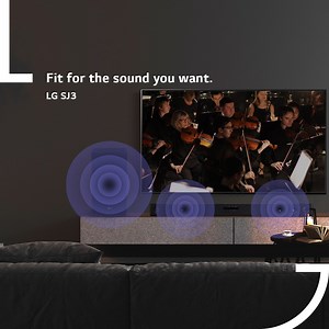 Get the sound you want with the LG SJ3. Hear voices clearly and feel the action deeply with the Adaptive Sound Control that adjusts for you, no matter how extreme or intense! Check it out here: https://www.lg.com/ph/sound-bars/lg-SJ3 | LG Global