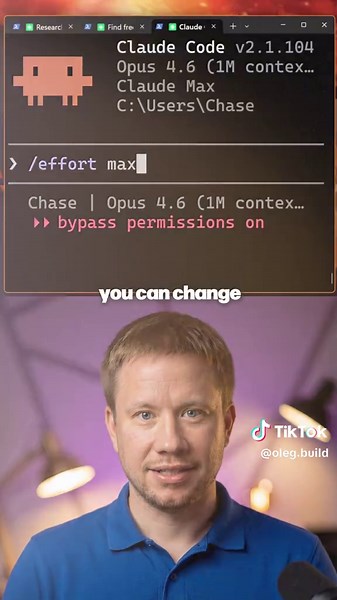 If Claude Code has felt off lately, here is probably why. The creator of Claude Code shared two fixes: set effort to max, and turn off adaptive thinking so it stops dialing back on easier prompts. That means more consistent performance instead of random drop-offs. A lot of people think the model got worse, but sometimes it is just the settings. Have you noticed Claude Code slipping lately? 👀 Follow for more fixes like this #Claude #ClaudeCode #AItools #Coding #DevTok