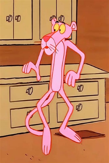 The Pink Panther was buried under eighteen thick blankets.#fyp #cartoon #funnyvidos #foryou #usa