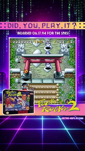 Who remembers Pocky & Rocky? #SNES