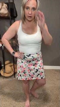 A perfect skirt for running or working out! Light & comfy