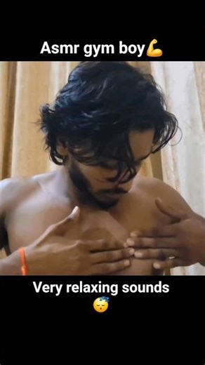 Asmr boy very relaxing sounds gym boy 💪😴