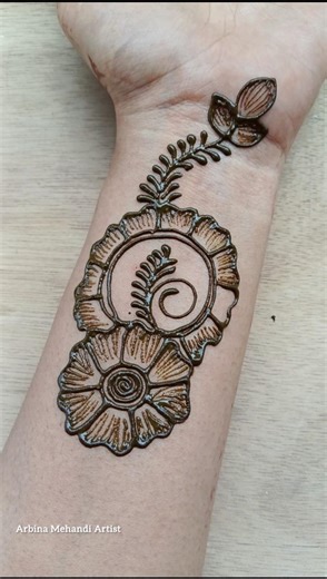 Easy and simple Mehndi Design 2026 ✨| Arebic Back Hand Mehndi ka Design | Mehandi heena design