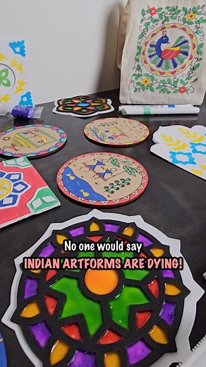 Discover the magic of India Art Forms 🌟 Perfect for kids 5 years and up, explore 20 traditional crafts like Mandala, Madhubani, and more! 😍 Get Creative with modern twists—Madhubani on a sling bag, Warli on coasters, and endless possibilities. Get 10% off now at imagimake.com! ✨ #Imagimake #IndianArtForms | Imagimake