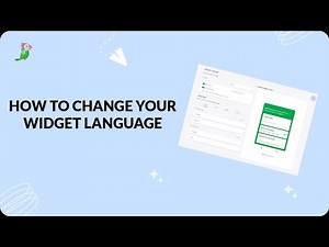 How to change your widget language