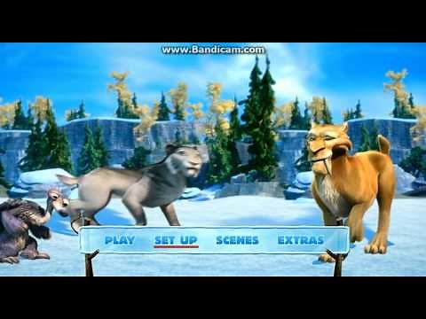 Ice Age 4 2012 DVD Menu Walkthrough