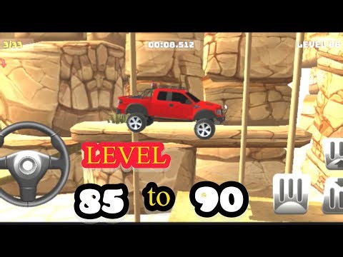 😱 Mountain Hill Climb 4 by 4 Game || Extreme Off Road Gameplay || Level 85 to 90 🚗