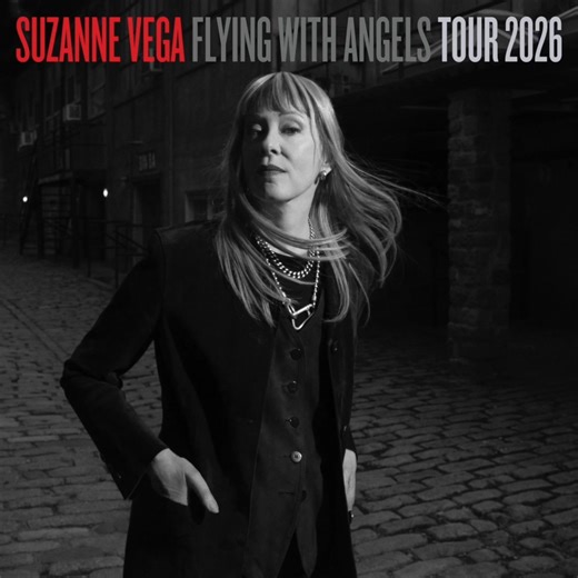Tickets are on sale now! 🎫 Iconic singer-songwriter Suzanne Vega will bring her Flying with Angels Tour to Australia and New Zealand for some special career-spanning shows, playing classics like Tom’s Diner, Luka, Marlene On The Wall, Left of Center, and many more, plus songs from her new album Flying with Angels! 📆 Fri 18 Sep 2026 📍 Sydney Opera House "Suzanne Vega retains her knack for lucid reflections and crisp music to match... Her voice remains both knowing and observant” - Rolling Ston