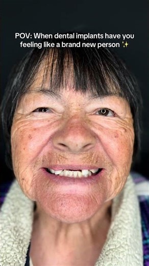 From struggling day-to-day to feeling confident again… this is just the beginning of her new smile