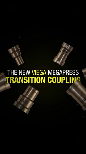 Viega LLC on Instagram: "Introducing the latest press innovation: the MegaPress 1/2" to 2" Zero Lead Bronze Transition Coupling. The first and only press coupling that allows you to seamlessly transition between Iron Pipe Sizes (IPS) and IPS, or IPS to Copper Tube Sizes (CTS) in seconds. 🔥 With an EPDM sealing element, the MegaPress IPS to CTS coupling facilitates transitions between IPS and CTS piping systems, reducing corrosion. Paired with the Viega PureFlow x ProPress fitting, this coupling