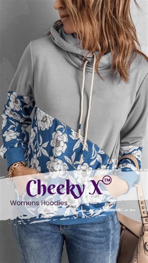 🅲🅷🅴🅴🅺🆈 🆇 Australia Indulge in luxury with our Womens Hoodies by Cheeky X. This Floral Splicing Cowl Neck Hoodie features a sophisticated design that combines style and comfort. From the exclusive details to the premium fabric, this hoodie is perfect for the fashion-forward woman. Add a touch of elegance to your wardrobe with this must-have piece #womentops #2024fashiontrends #fashiontrends #trending #fashionadvice #fashion #fashiontiktok #styletips #cheekyx #2024fashionprediction #like #f