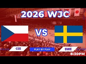 CZECHIA vs SWEDEN LIVE! 🥇 WJC 2026 GOLD MEDAL GAME | World Juniors Final | Play-by-Play & Reaction