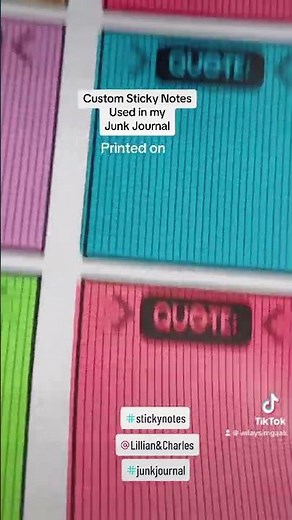 Sticky note custom design printed on