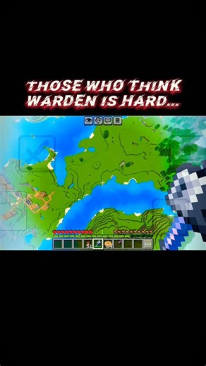 Those who ThinkWarden Is Hard...😅 #minecraft #viral #exe #shorts