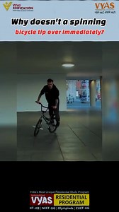 Why doesn't a spinning bicycle tip over immediately? | Fadhel Mahdi