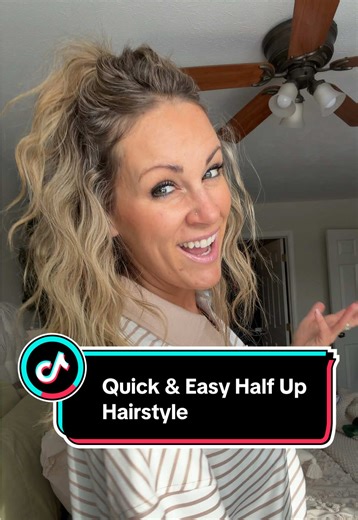 Simple, quick, and easy way to pull your hair half-up 🤍 Perfect if you have fine hair or lots of short layers and struggle to keep it in place. Such a game changer for everyday styling! #HalfUpHairstyle #FineHairTips #EasyHairHack #EverydayHairstyles #HairTok