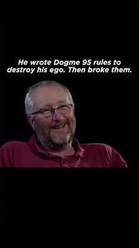Lars von Trier wrote the Dogme 95 manifesto with Thomas Vinterberg in 1995, establishing rules to