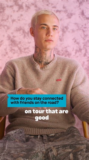 One way Jaden Hossler likes to take care of his Mental Health on tour is by bringing his closest friends on the road with him 🎤 💟 Today is #MentalHealthAction Day. Show up for your friends – learn how to A.S.K. at asktohelp.com. | MTV