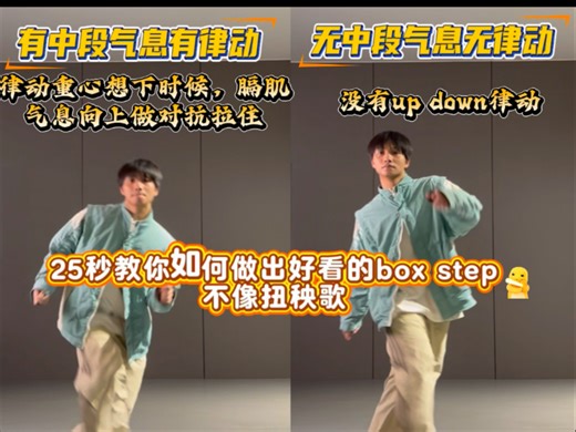为什么你跳hiphop元素The Box Step像扭秧歌，一个视频告诉你细节之间的差异