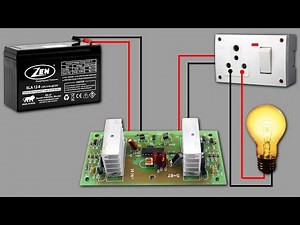 12Volt DC To AC 220V Inverter Board Connection Very Simple