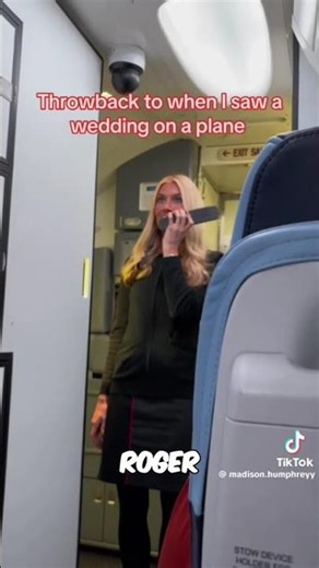 Southwest Airlines Hosts a Live Wedding Onboard! #shorts